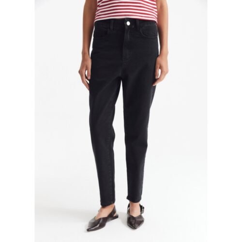 JEAN MOM BLACK